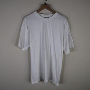 Gildan Activewear Heavyweight Cotton T-Shirt Mens XL White Short Sleeve Crewneck